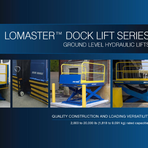 LOMASTER™ DOCK LIFT SERIES GROUND LEVEL HYDRAULIC LIFTS